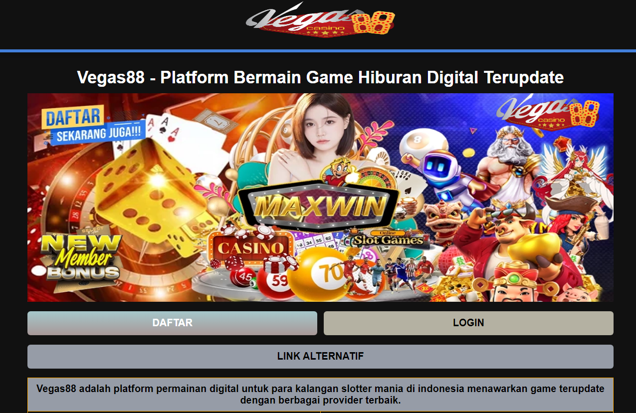 link alternatif dan link daftar vegas88